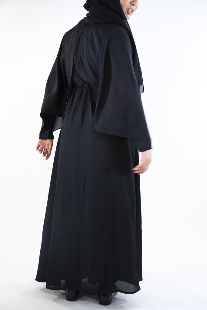 Black - Layered Dress - Arman Hussain Studio